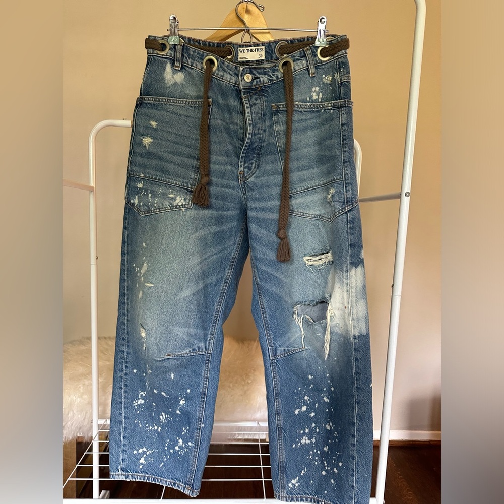 Free People Moxie Barrel Jeans